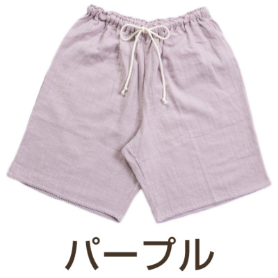 2点セット プリスティン コットンリネンダブルガーゼ 8分袖シャツ　ハーフパンツ コットンリネンダブルガーゼ 8分袖シャツ – PRISTINE